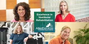 Allied Services therapists earn advanced Vestibular Rehab certification