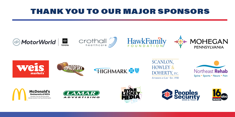 Team Allied 2026 major sponsors: MotorWorld Toyota; Crothall Healthcare; Hawk Family Foundation; Mohegan Pennsylvania; Weis Markets; Lopatofsky Auction LLC; Highmark Blue Cross Blue Shield; Scanlon, Howley & Doherty; Northeast Rehab; McDonald's Restaurants of NEPA; Lamar Advertising; Ryan Leckey Media; Peoples Security Bank & Trust; ABC's WNEP Newswatch 16