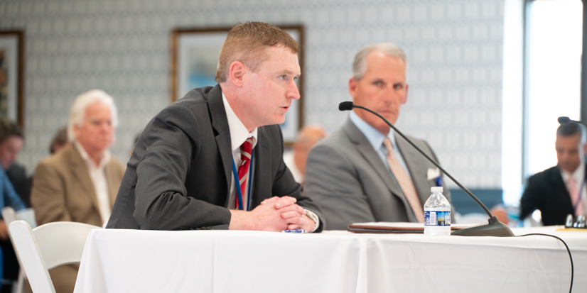 Allied Services Vice President Jim Cooney speaks to PA House Committee