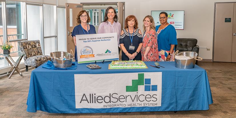 Allied Services Hospice and Palliative Care earns the 2021 SHPBestTM“Superior Performer” Caregiver Satisfaction Award