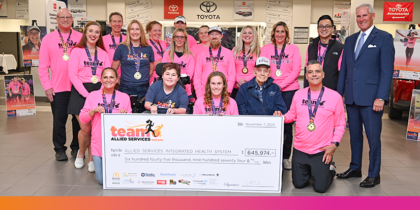 Team Allied Services Marks Record-Breaking Year at the TCS New York City Marathon