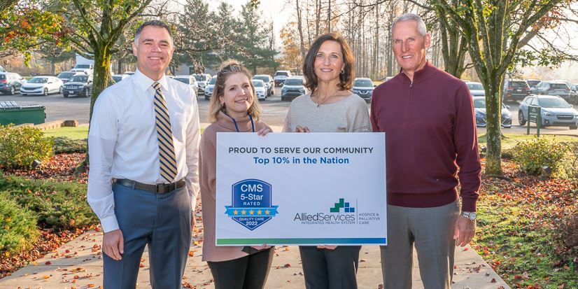 Allied Services Hospice Earns Only Five-Star Rating in Northeastern Pennsylvania