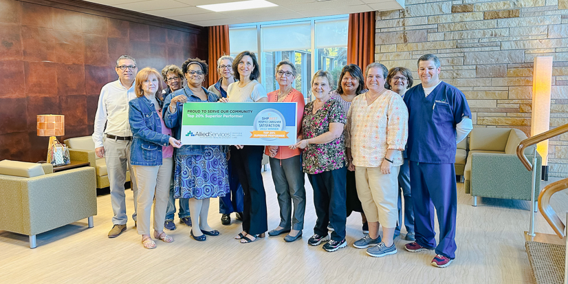 Allied Services Hospice receives Patient Satisfaction Award for Second Consecutive Year