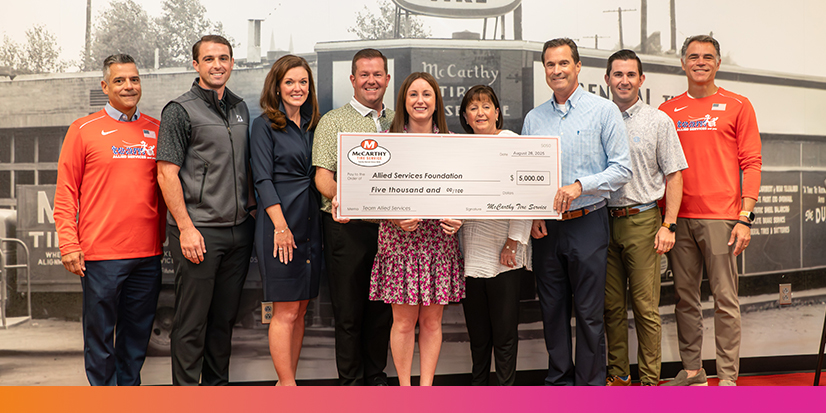 McCarthy Tire donation supports Team Allied Services at 50th Marine Corps Marathon