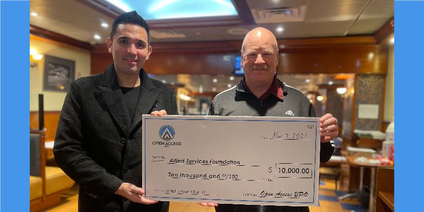 Open Access BPO renews its support for Allied Services