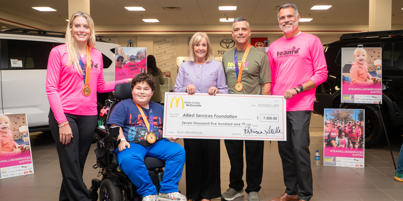 Stella-Corbin Family McDonald’s Raises $7,500 in Support of Allied Services’ Pediatric Programs
