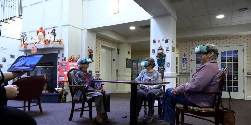Virtual Reality Becomes Therapy for Seniors
