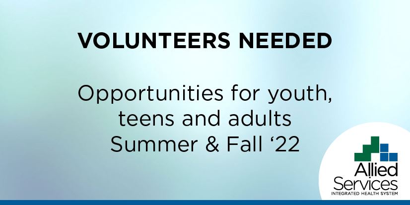 Volunteer with Allied Services
