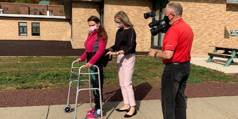 Exoskeleton Therapy Helps Injured Walk Again