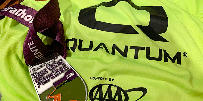  race shirt with medal 