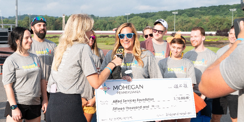 Team Allied Services Set to Launch 2024 Fundraising Campaign with Major Sponsor Mohegan Pennsylvania