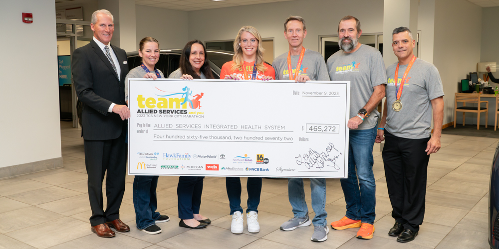 Team Allied Services and You competes in world’s largest marathon to raise more than $465,000
