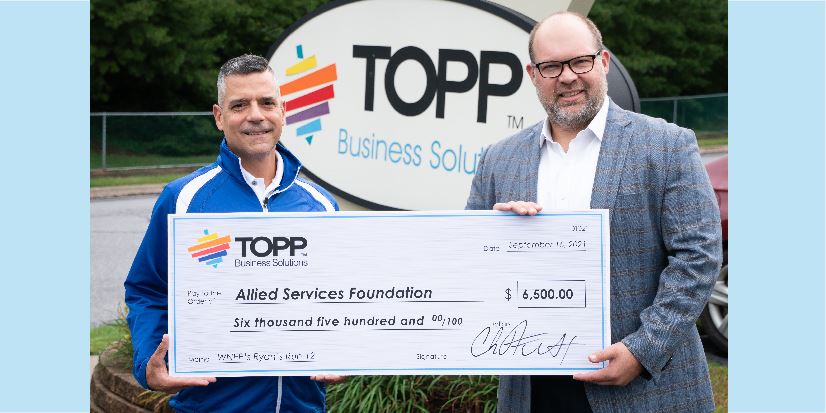 TOPP Business Solutions Shows Support for Allied Services