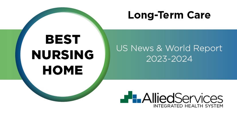 Allied Services Two Wilkes-Barre Skilled Nursing Facilities Earn National Award for Long-Term Care